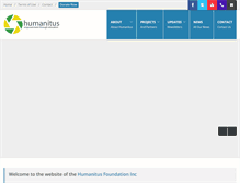 Tablet Screenshot of humanitus.org